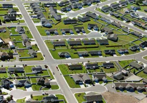 A residential subdivision completed thanks to expert land development in East Peoria IL