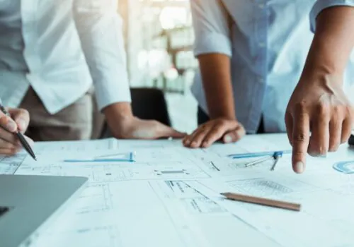 Two people Site Planning in Springfield IL