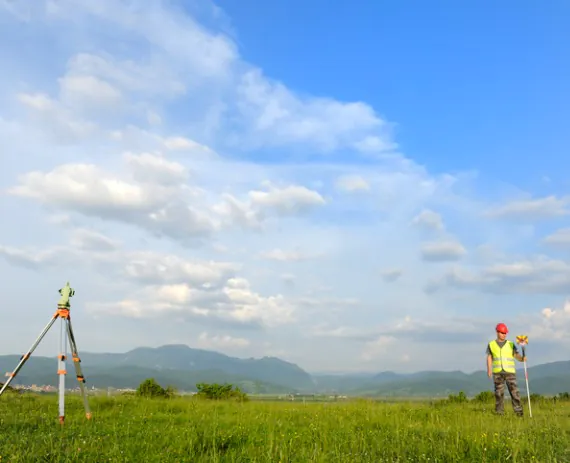 Surveyors performing work for ALTA Surveys in Rock Island IL