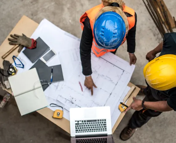 Site Development blueprint on site in Chattanooga TN