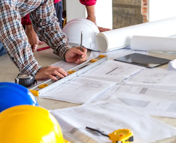 Land Development Services blueprint in Knoxville TN