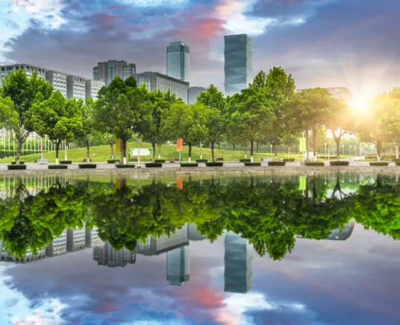 artists rendering of a Commercial Landscape Design Knoxville, TN