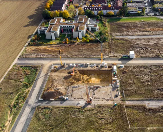 A residential subdivision during Land Development in Nashville TN