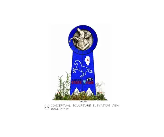 Coliseum of Champions Sculpture Garden