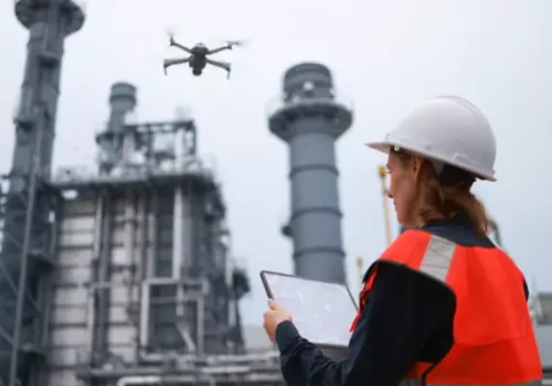 An engineer performs Drone Surveys in the Quad Cities