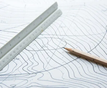 One of Austin Engineering's topographic maps